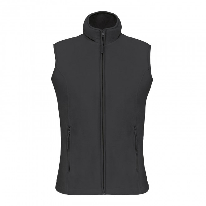POLAIRE PERSONNALISABLE BODYWARMER FEMME 'KARIPOL BW' - gris foncé