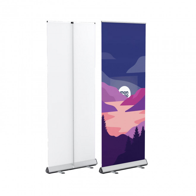 ROLL-UP SANS PVC PERSONNALISABLE 'ANIMATION NON TISSE' - 80 x 200 cm