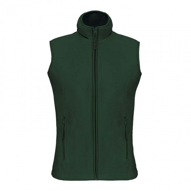 POLAIRE PERSONNALISABLE BODYWARMER FEMME 'KARIPOL BW' - vert forêt