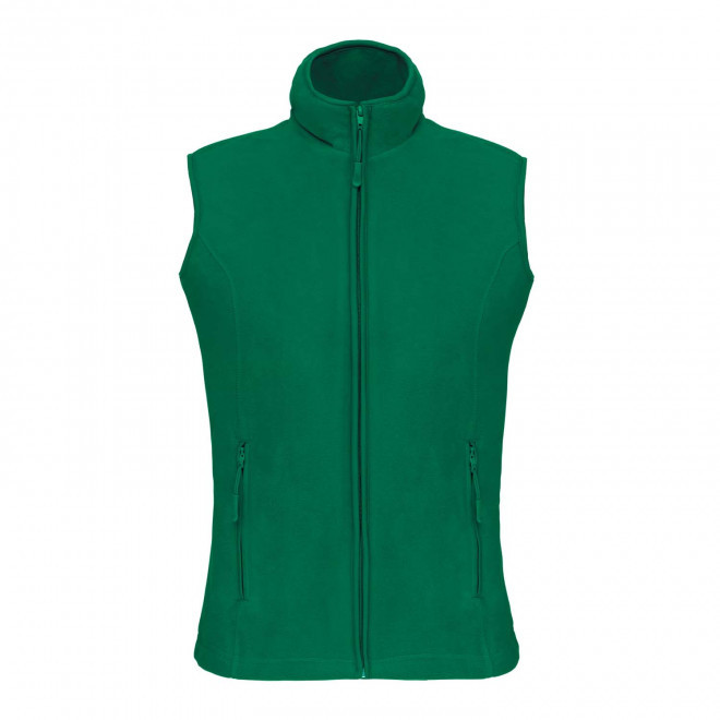 POLAIRE PERSONNALISABLE BODYWARMER FEMME 'KARIPOL BW' - vert