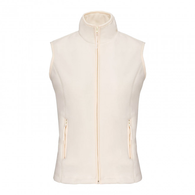 POLAIRE PERSONNALISABLE BODYWARMER FEMME 'KARIPOL BW' - crème