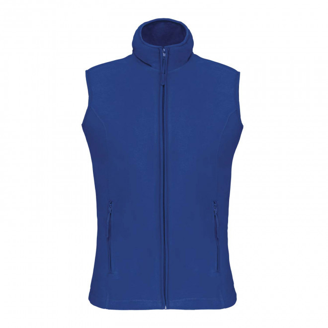 POLAIRE PERSONNALISABLE BODYWARMER FEMME 'KARIPOL BW' - bleu royal