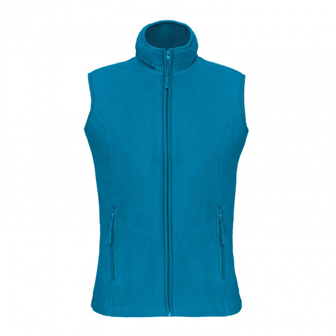 POLAIRE PERSONNALISABLE BODYWARMER FEMME 'KARIPOL BW' - bleu