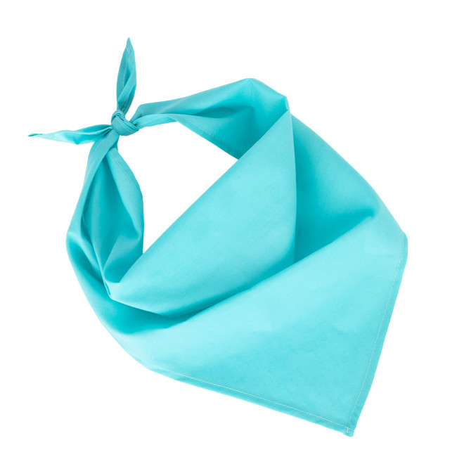BANDANA PUBLICITAIRE POLYCOTON 'FIESTANA' - Calypso Blue