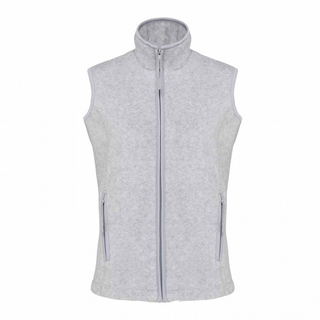 POLAIRE PERSONNALISABLE BODYWARMER FEMME 'KARIPOL BW' - gris chiné