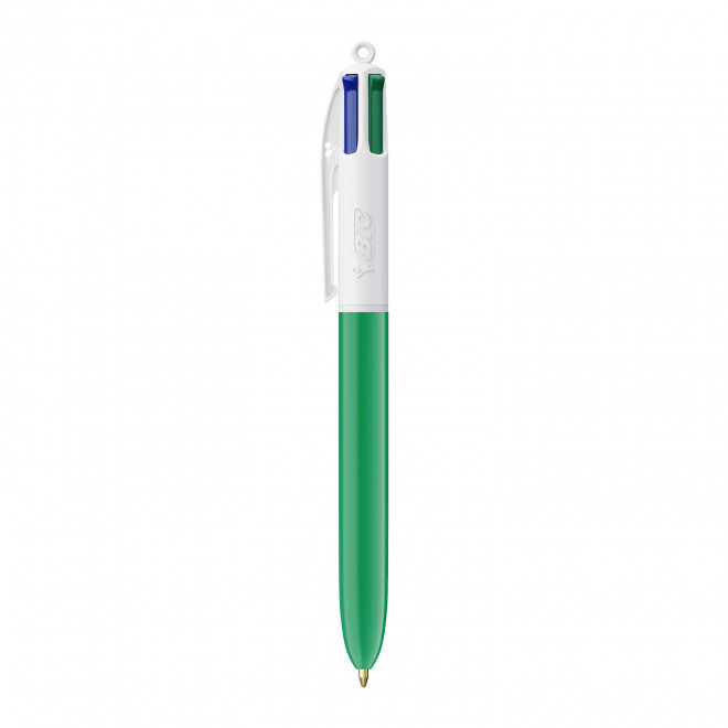 STYLO 4 COULEURS PUBLICITAIRE BIC® 'CLASSIQUE' - vert