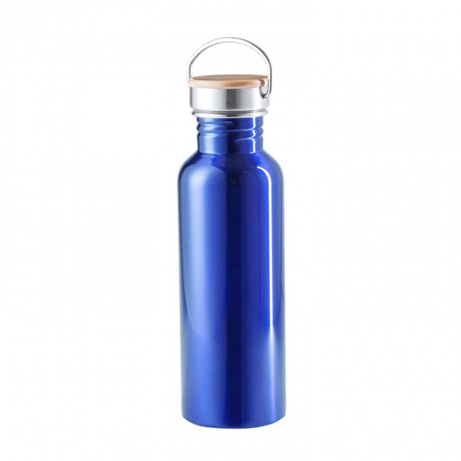 GOURDE ALU PERSONNALISABLE 800 ML 'CHEDDY COLOR'  - bleu