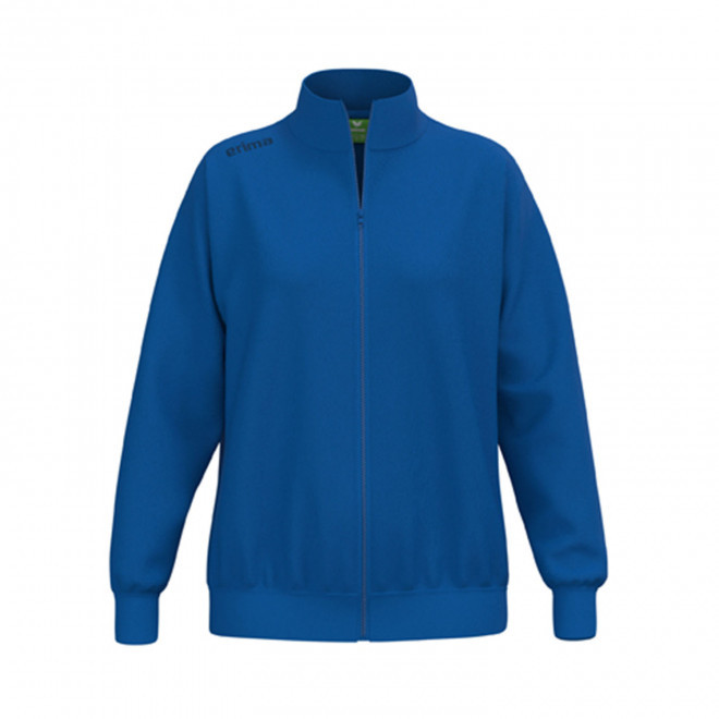 SWEAT ZIPPE FEMME PERSONNALISE 'TS' - bleu royal