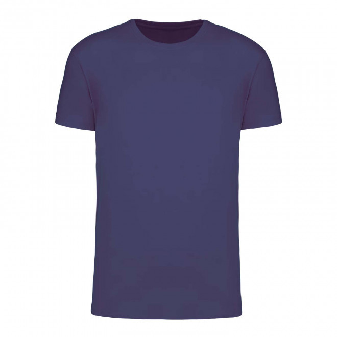 TEE-SHIRT PERSONNALISABLE BIO COULEUR HOMME 'KARIBA 150' - violet foncé