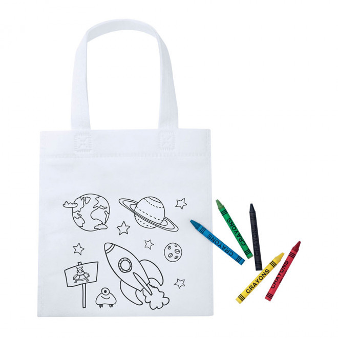 PETIT SAC A COLORIER PERSONNALISABLE 'KIDDY' - espace