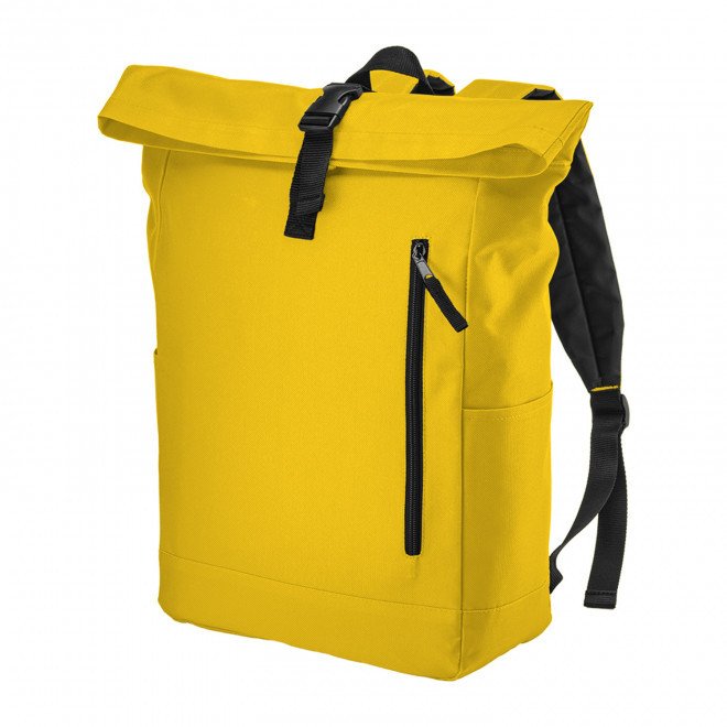 SAC A DOS ORDINATEUR 15" PERSONNALISABLE 'ZEBROS' - jaune