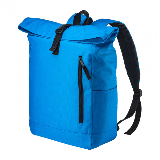 SAC A DOS ORDINATEUR 15" PERSONNALISABLE 'ZEBROS' - bleu royal