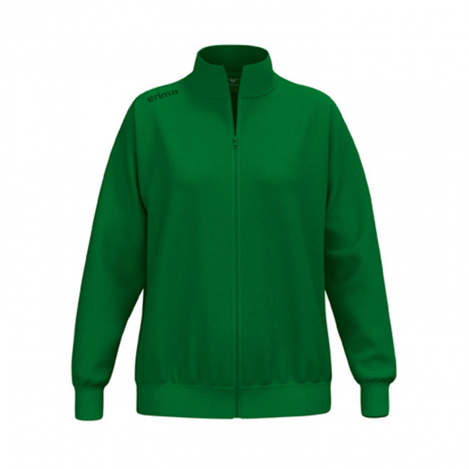 SWEAT ZIPPE FEMME PERSONNALISE 'TS' - vert