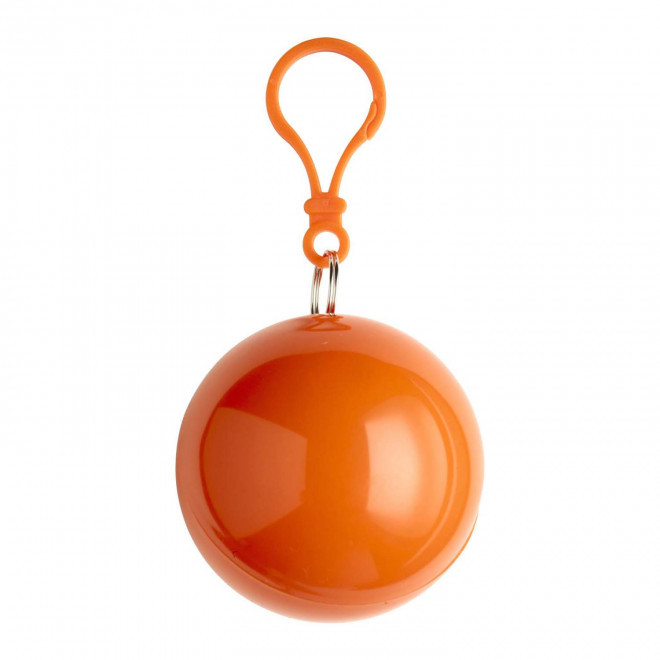 PONCHO PLUIE PUBLICITAIRE BALLE ADULTE 'GALWAY' - orange