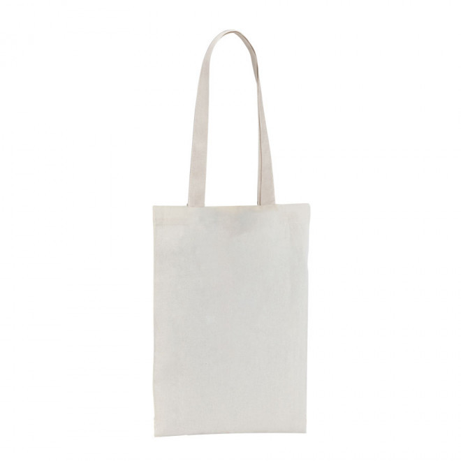 TOTE BAG PUBLICITAIRE COTON ANSES LONGUES 'MINI AURIANA' 130 GR/M² - naturel