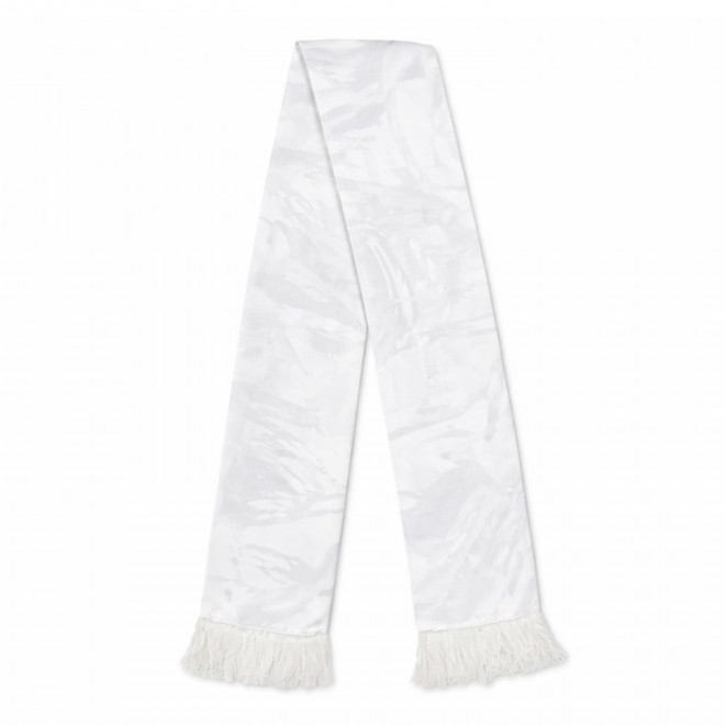 ECHARPE SUPPORTER SATIN PERSONNALISABLE 'STADIUM SUBLIME' - blanc