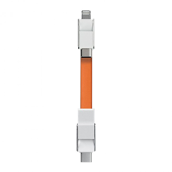 PORTE CLE CHARGEUR 20W PERSONNALISE 'MAGNA' - orange