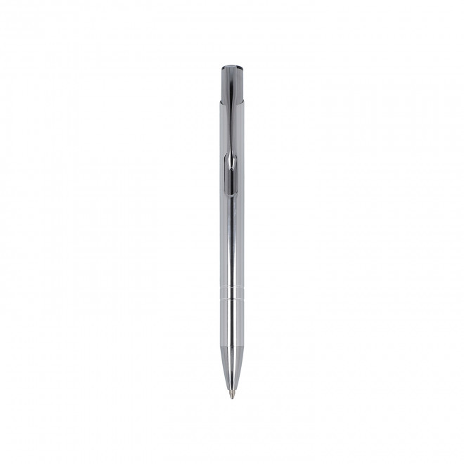 STYLO EN ALU PERSONNALISBALE 'OLEG BRILLANT RECYCLE' - chromé