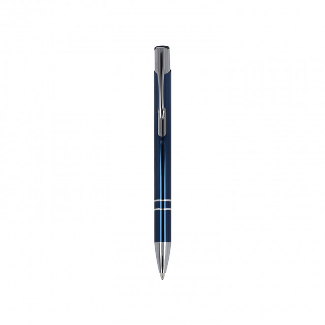 STYLO EN ALU PERSONNALISBALE 'OLEG BRILLANT RECYCLE' - bleu foncé