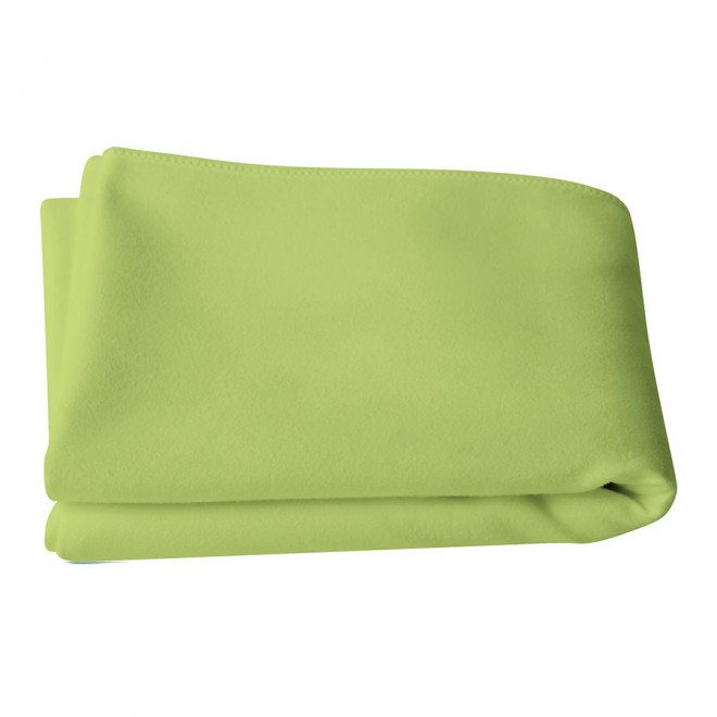 SERVIETTE MICROFIBRE PUBLICITAIRE 70x140 CM 'POLLY'  - vert pomme