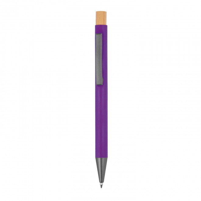 STYLO EN ALU RECYCLE PERSONNALISABLE 'DANA FLASHY' - violet