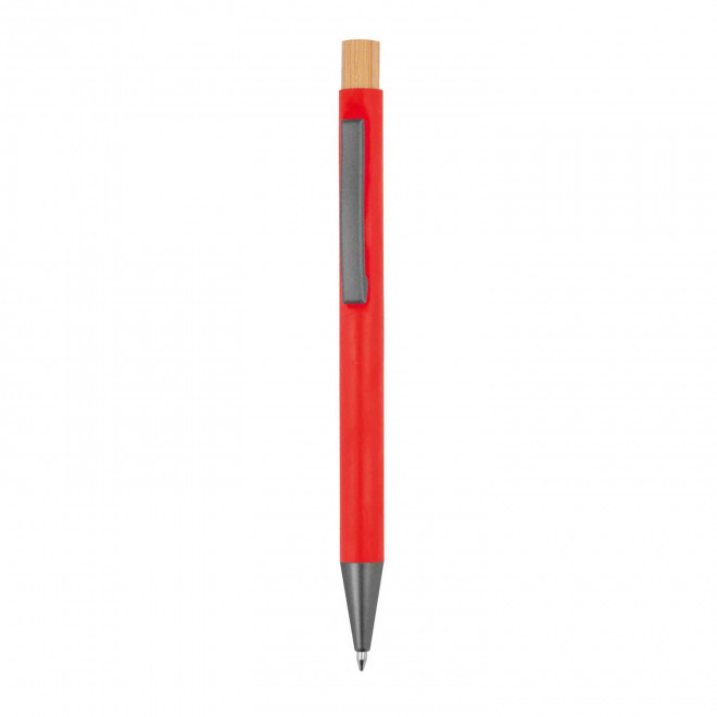 STYLO EN ALU RECYCLE PERSONNALISABLE 'DANA FLASHY' - rouge