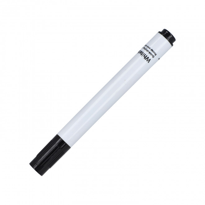 MARQUEUR TABLEAU BLANC PERSONNALISABLE 'BORDY' - noir