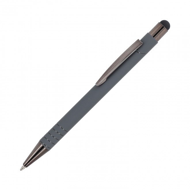 STYLO/STYLET PERSONNALISABLE 'QUEEN GRIP' - gris