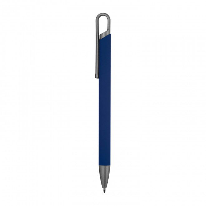 STYLO EN ALU RECYCLE PERSONNALISE 'ROCKET SOFT' - bleu marine