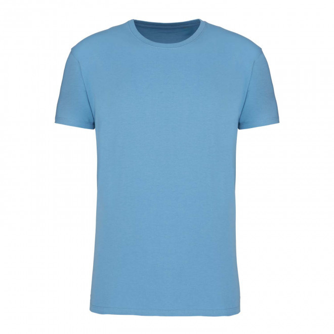 TEE-SHIRT PERSONNALISABLE BIO COULEUR HOMME 'KARIBA 150' - bleu chiné