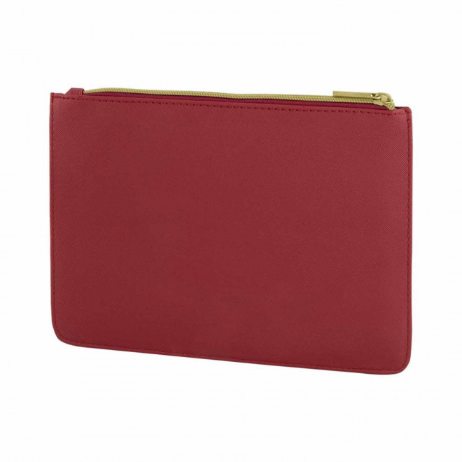 TROUSSE EN PU PERSONNALISEE 'NOEMIA' - rouge