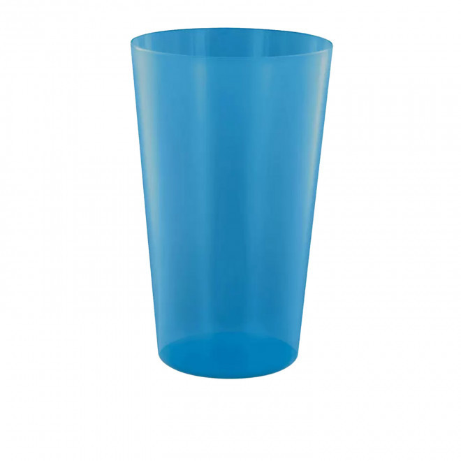 GOBELET MIF RÉUTILISABLE PERSONNALISÉ 30 CL 'CUPY' - bleu givré