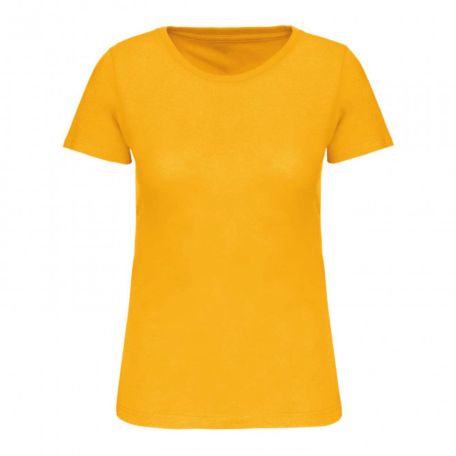 TEE-SHIRT PERSONNALISABLE BIO COULEUR FEMME 'KARIBA 150' - jaune
