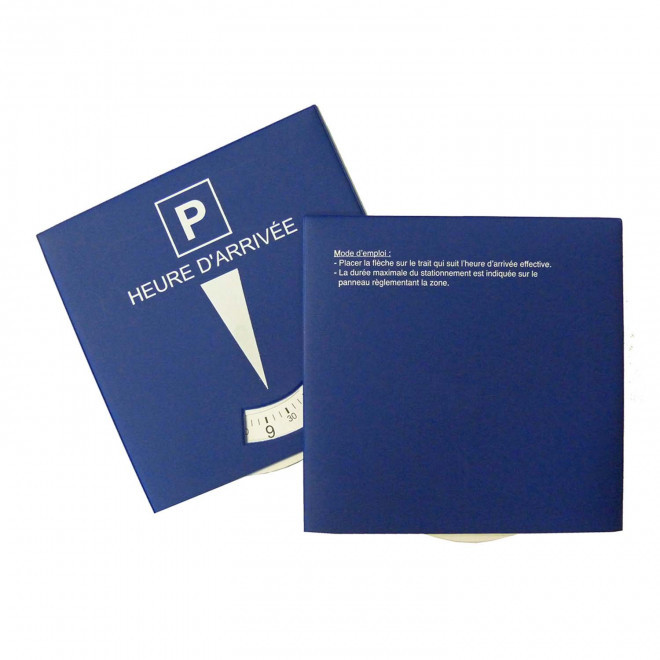 DISQUE DE STATIONNEMENT PERSONNALISABLE 'APARKA PVC' - bleu