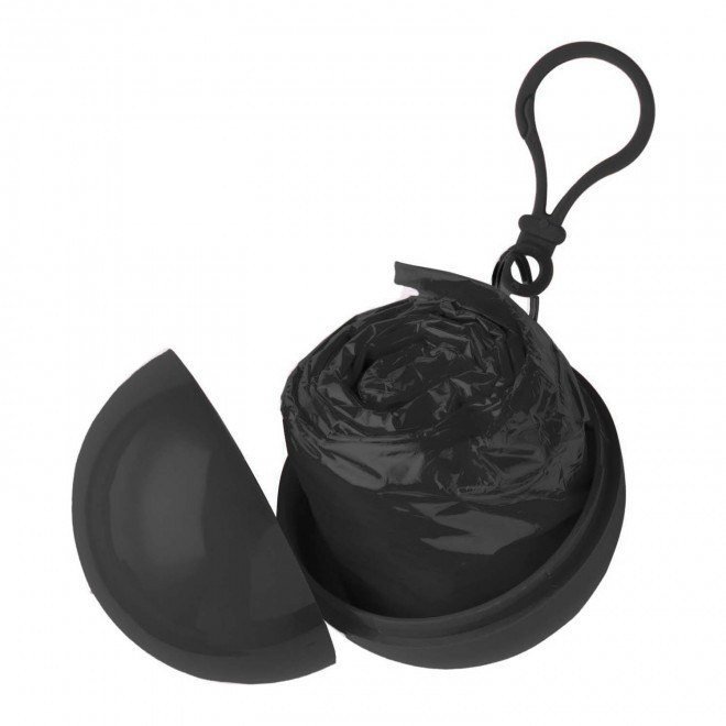 PONCHO ADULTE PERSONNALISE 'GALWAY COLOR' - noir