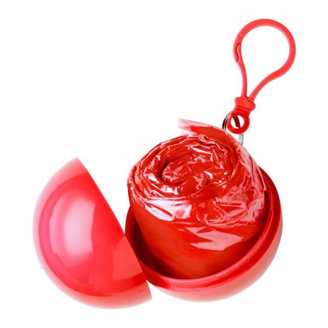 PONCHO ADULTE PERSONNALISE 'GALWAY COLOR' - rouge