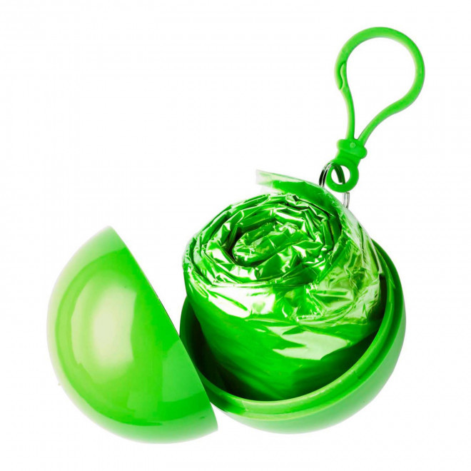 PONCHO ADULTE PERSONNALISE 'GALWAY COLOR' - vert clair