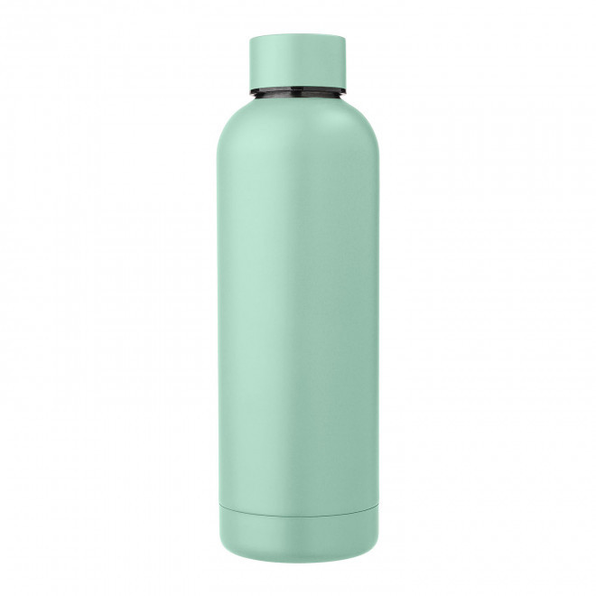 BOUTEILLE 500ML RECYCLE PERSONNALISABLE 'SPAZIO PASTEL' - vert pastel