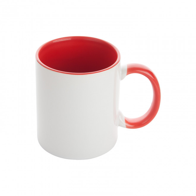 MUG CERAMIQUE 350 ML PERSONNALISE 'SYLVIA SUBLI' - rouge