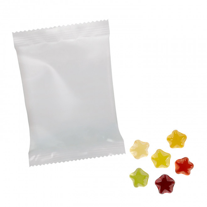BONBONS GOMME DE FRUITS PERSONNALISABLE 'PIMPY OPAQUE' - étoile
