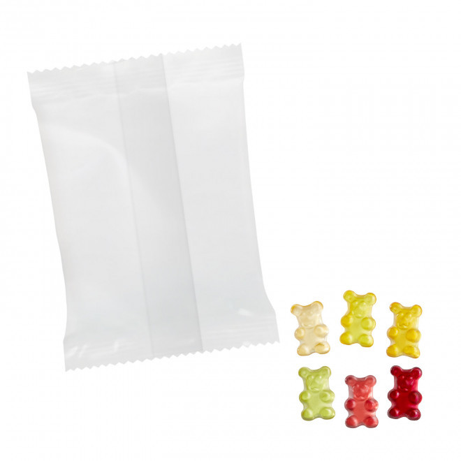 BONBONS GOMME DE FRUITS PERSONNALISABLE 'PIMPY'  - oursons