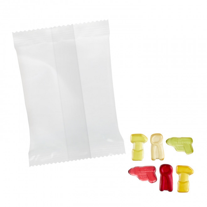 BONBONS GOMME DE FRUITS PERSONNALISABLE 'PIMPY'  - outils