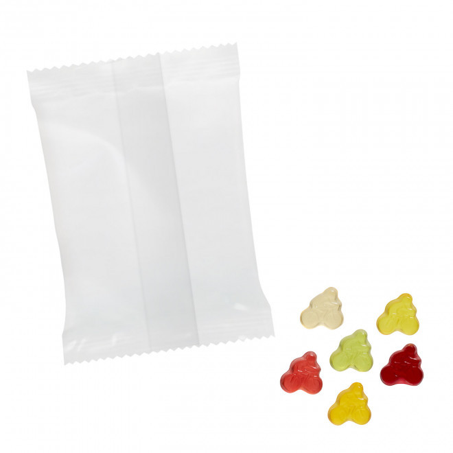 BONBONS GOMME DE FRUITS PERSONNALISABLE 'PIMPY'  - cycliste