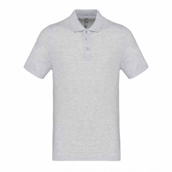 POLO HOMME PERSONNALISABLE 'KARIBO 180' - gris chiné