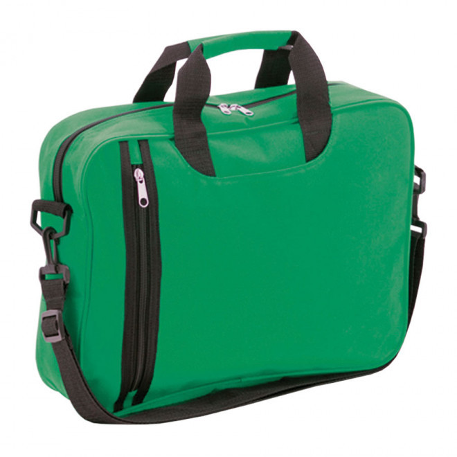 SACOCHE PORTE-DOCUMENTS PERSONNALISÉE 'LINCOLN' - vert