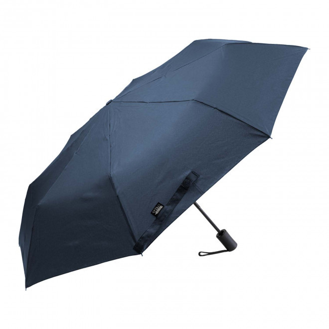 PARAPLUIE PLIABLE TEMPETE PERSONNALISE RPET 'CHIDO' - bleu fonce
