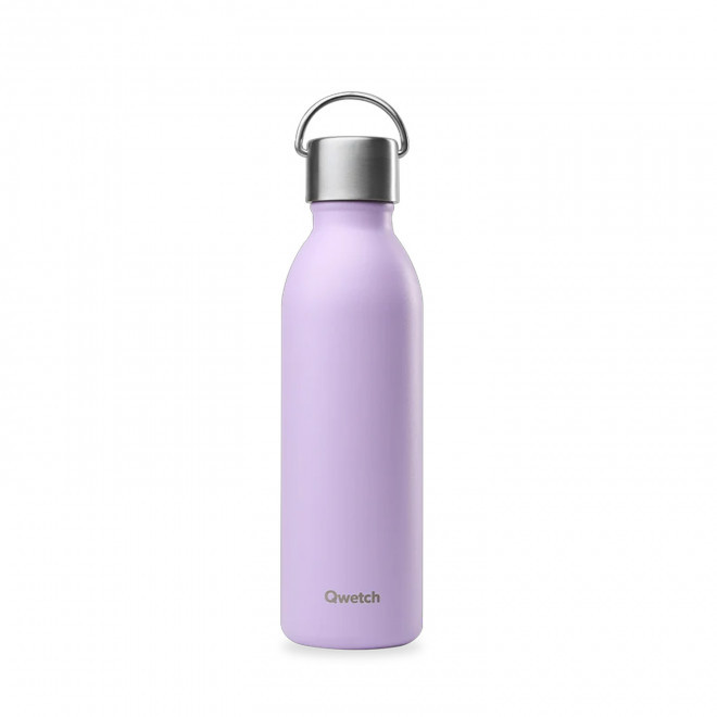 BOUTEILLE ISOTHERME PERSONNALISABLE QWETCH® 'ACTIVE' 600ML - lavande