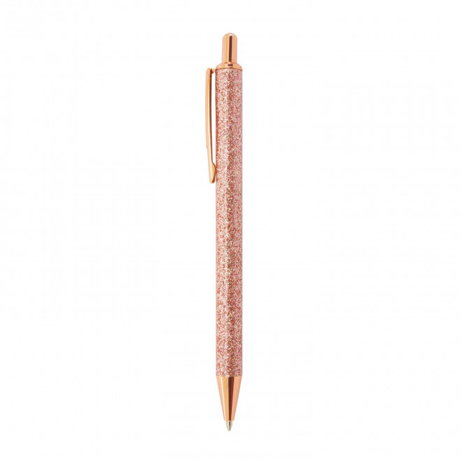 STYLO A BILLE PERSONNALISE 'DIAMOND' - dore rose