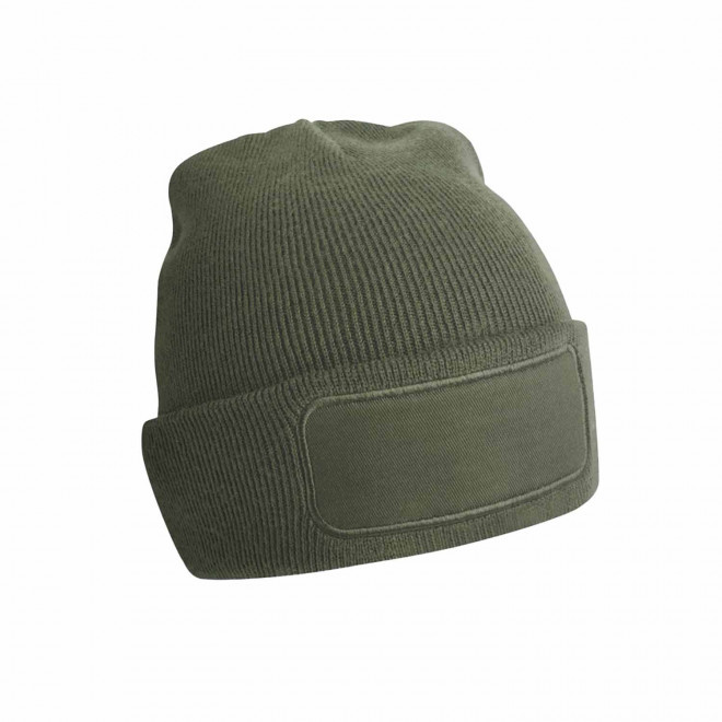 BONNET REVERS PERSONNALISABLE 'CAPELINO PATCH RECTANGLE' - vert olive