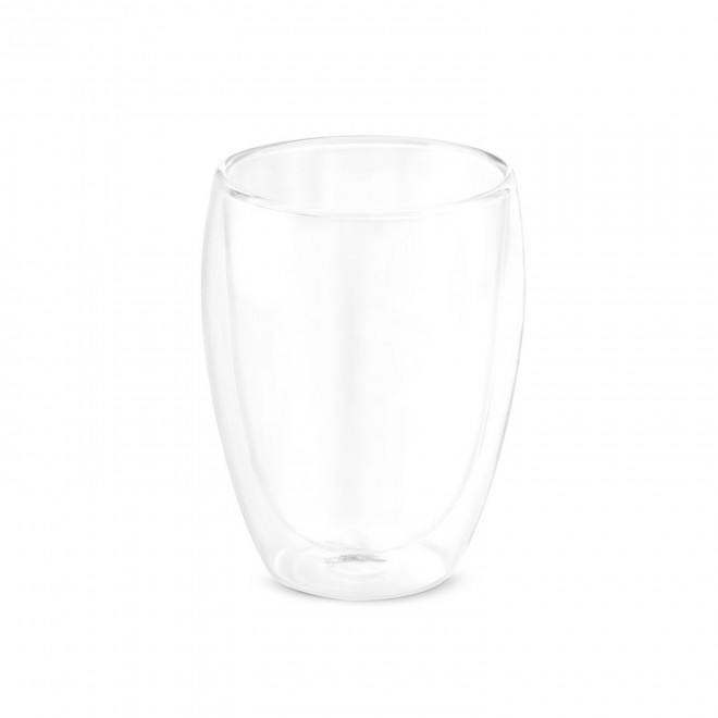 TASSE EN VERRE BOROSILICATE 350ML PERSONNALISABLE 'CHIAMA' - transparent